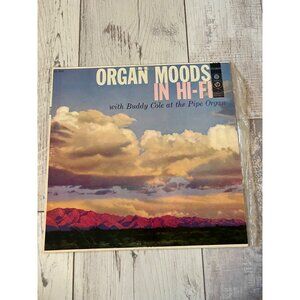 Organ Moods In Hi-Fi With Buddy Cole At The Pipe Organ Vinyl Record CL 874 Album